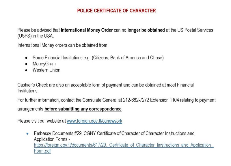 Certificate of Character - 15-05-2024