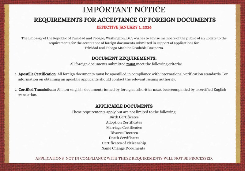 Apostille Notice 2025