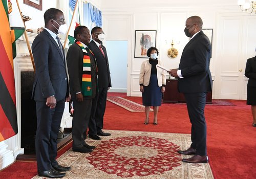 H.E Lovell Francis Presentation of Credentials Zimbabwe 20 July 2022