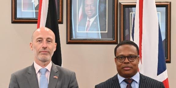 Media Release-MINISTER OF FOREIGN AND CARICOM AFFAIRS MEETS WITH UK HC