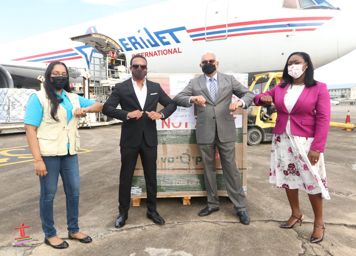 Ministry of Foreign and Affairs Trinidad and Tobago receives shipment of Johnson