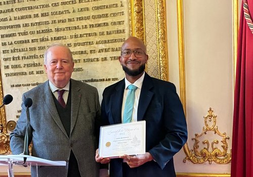 Plume d'Or 2025 winner at 2026 award ceremony