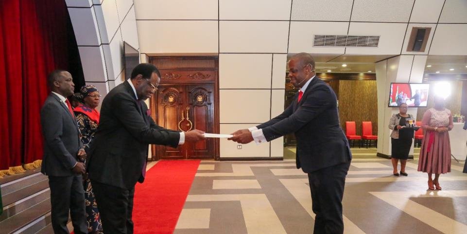 Presentation of Credentials by High Commissioner Pretoria in Namibia