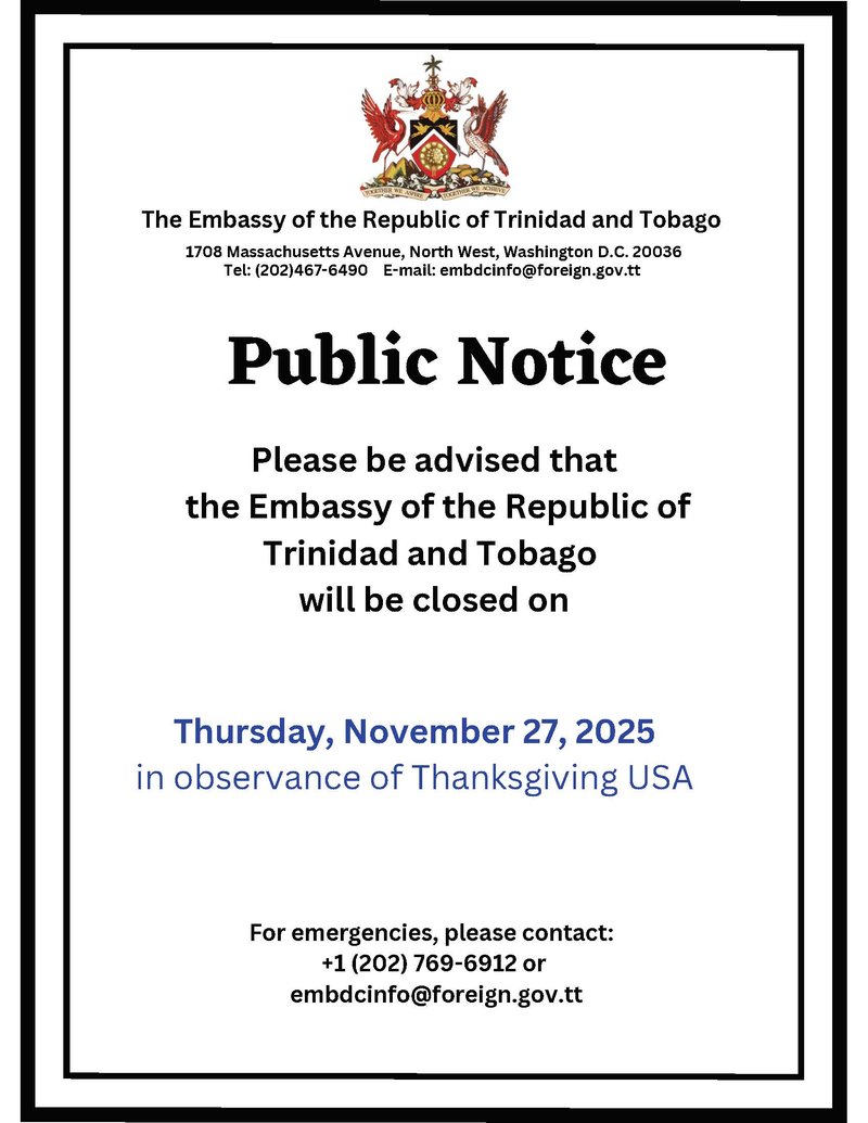 Public Notice-Thanksgiving 2025