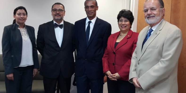 Minister Moses meets with Ambassadors of the Central American Integration System (SICA)