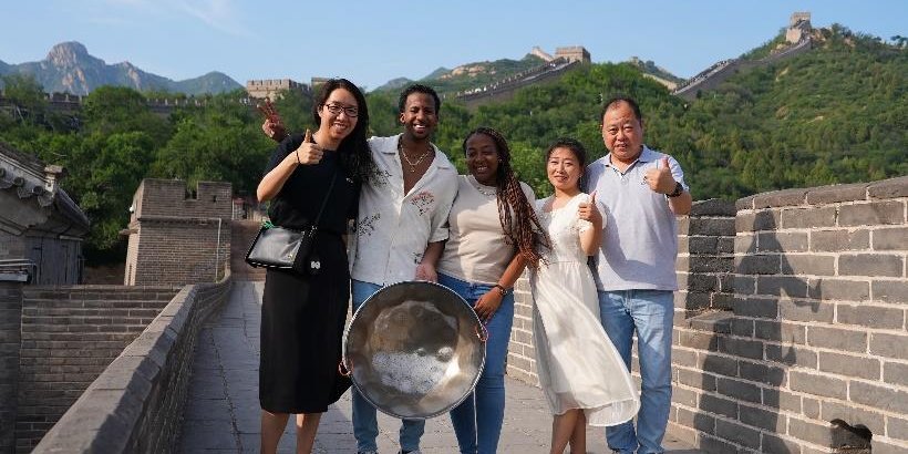 Steelpan played on the Great Wall of China - 21 June 2024_01