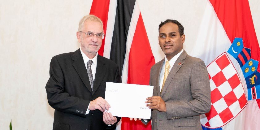 Strengthening Bilateral Relations- TT welcomes Ambassador of Croatia_01